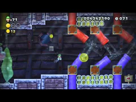 New Super Luigi U ~ Superstar Road-3 (Star Coin Guide)