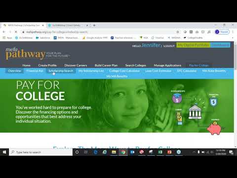 Search for Scholarships and Build a List with MEFA Pathway