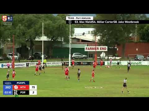 Rd 13 SANFL Snapshot - Port's Hugh Jackson goals against his former team