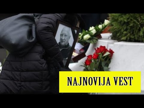 UŽAS NA SAHRANII IVANA BEKJAREVA, UDOVIICA ZAVIJENA U CRNO