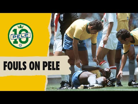 Crazy Fouls On Pele | FIFA World Cup