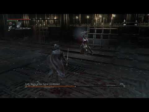 Bloodborne: Lady Maria of the Astral Clocktower(NG+7/No Pistol/Blood Vials)