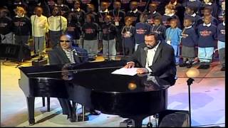 Peace Wanted Just To Be Free - L. Pavarotti &amp; S. Wonder