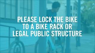 #LockTo: Be Considerate when locking your Blue Bike