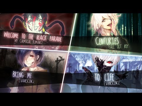 ◤Nightcore◢ ↬ MINIMIX FOB ✗ MCR ✗ Evanescence [Switching Vocals | MINIMIX]