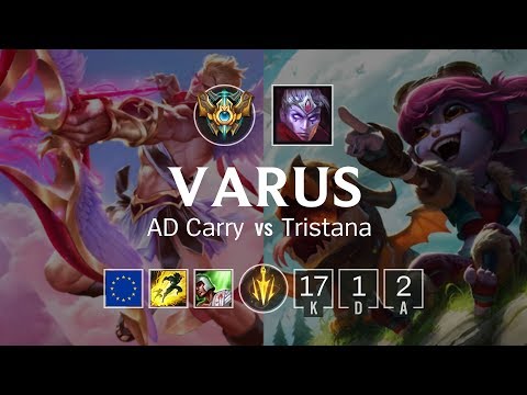 Varus ADC vs Tristana - EUW Challenger Patch 8.19