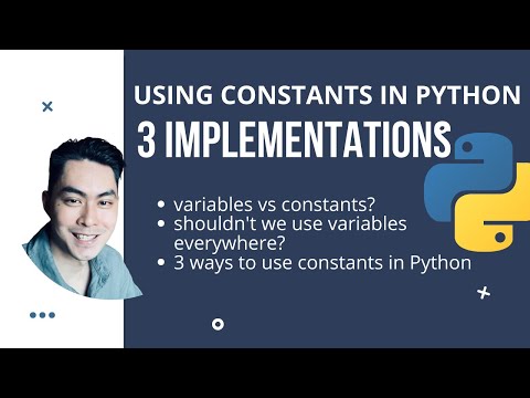 Assigning Constants In Python