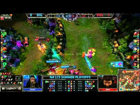 (NA LCS) Vulcan Zuna flashing in ahe arrow