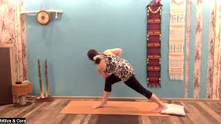 Hormonyoga und Schulterdehnung