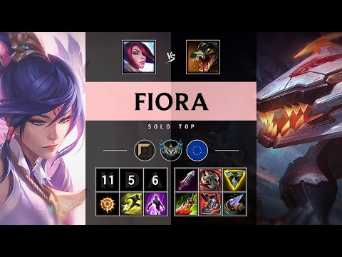 Fiora Top vs Renekton - EUW Challenger Patch 25.17