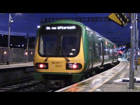 Irish Rail 29000 and 8100 Class Trains - Connolly Station, Dublin