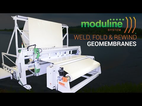 Efficiently Weld, Fold and Rewind Geomembranes