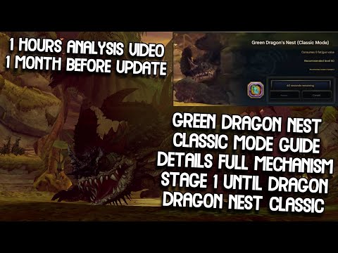 GDN Classic Mode Guide Details Full Mechanism Stage 1 Until Dragon Stage 1 Month Before Update