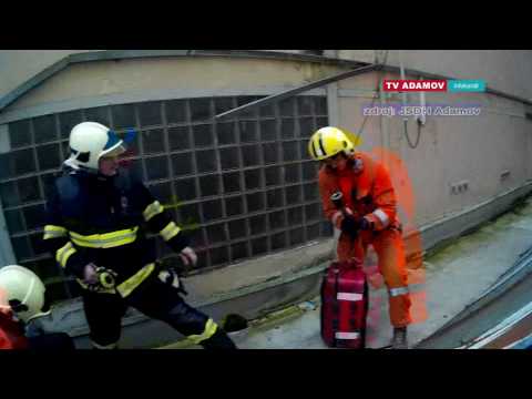 JSDH Adamov - záchrana osoby.