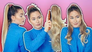 Meine Clip-in Zöpfe und ich ...