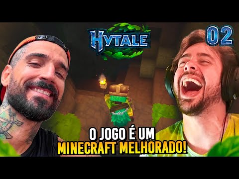É UM MINECRAFT MELHORADO! YODA E BRTT JOGARAM HYTALE | EP.02
