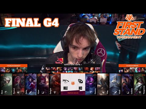 HLE vs KC - Game 4 | Grand Final First Stand 2025 Playoffs | Hanwha Life vs Karmine Corp G4 ful