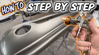 How to PAINT your bumper like a PRO! STEP BY STEP!