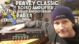 Video thumbnail for Peavey Classic 50/50 Amplifier Repair and Refurbish Part 1 by Phillips Home Repair