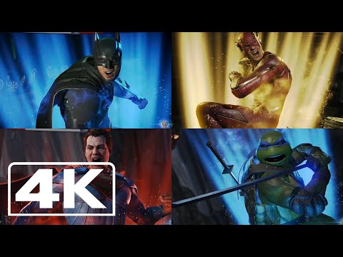 Injustice 2 All Super Moves And Victory Poses Including All DLC's 4K UHD (2022)