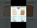 Difference between White Bread and Whole Wheat Bread #trendiningshorts #whitebread #wholewheatbread