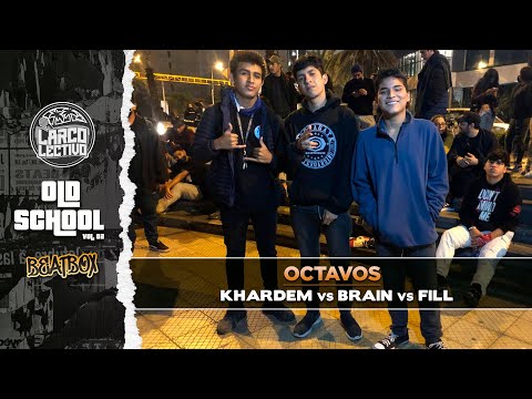 🧢 KHARDEM vs BRAIN vs FILL - OCTAVOS | LARCOLECTIVO: OLD SCHOOL - VOL.02 #BEATBOX #FREESTYLE