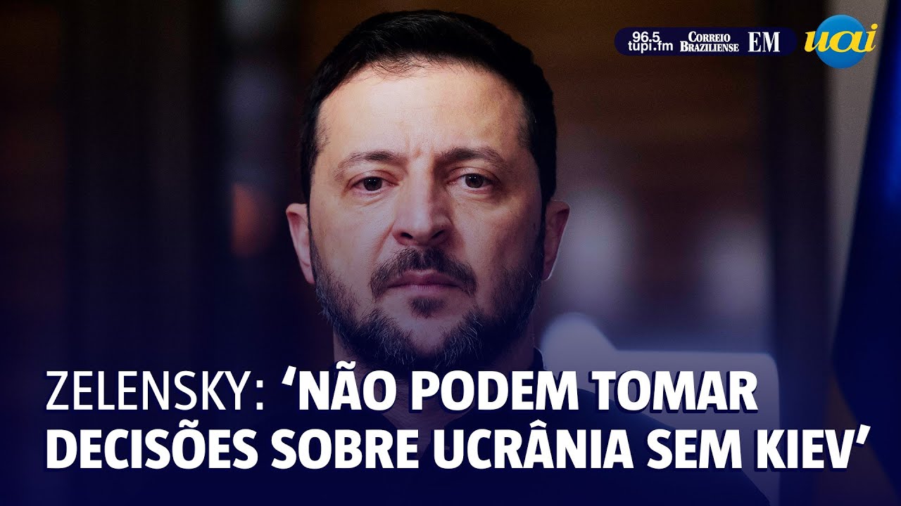 Zelensky pede que EUA não tome decisões sobre Ucrânia sem Kiev
