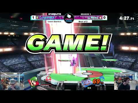 Luigikid64 (Luigi) vs Noku (Pokemon Trainer) -  Losers Quarter-Final  - Stargate #28