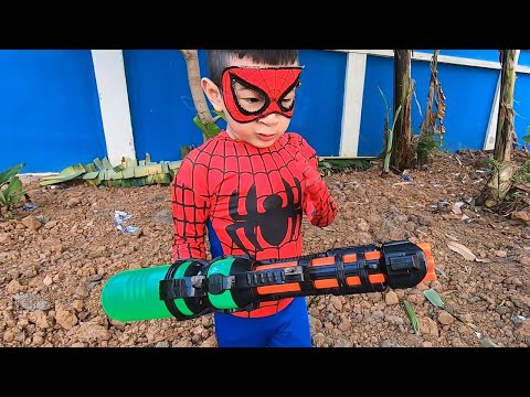Trò Chơi Anh Siêu Nh.â.n Tí Hon Đóng Giả Thợ Săn Đi Săn Đồ Chơi Vui Nhộn! Thầy Thái Vlog