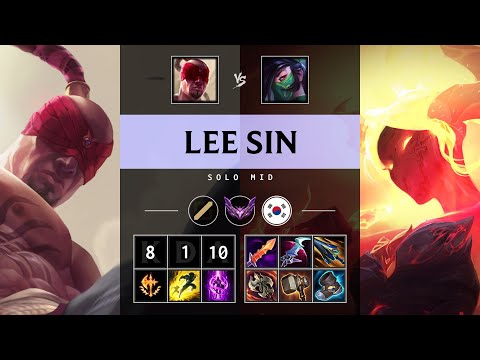 Lee Sin Mid vs Akali: Godlike - KR Master Patch 14.24