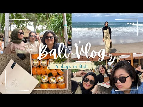 Bali Vlog (4 Days In Bali) | Kuta - Canggu - Ubud. Cafes & Beach Clubs