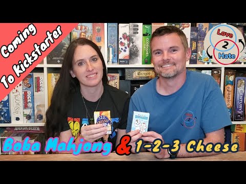 Boba Mahjong & 1-2-3 Cheese / Coming to Kickstarter - Love 2 Hate