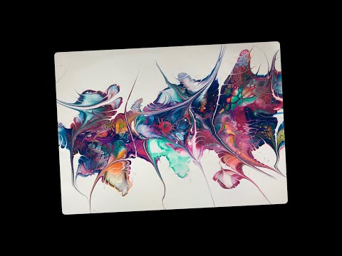 (353) Modified Blooms ~ Double the Modifying ~ Acrylic Fluid Painting