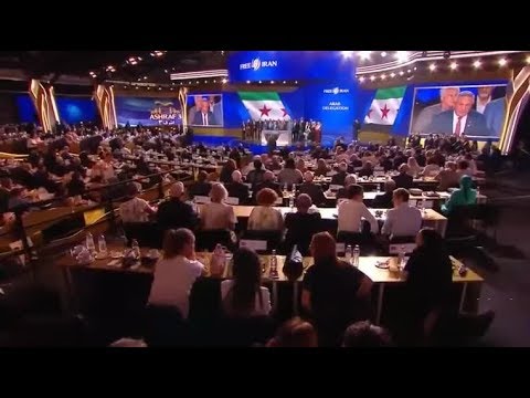 كلمة نذير الحكيم عضو الائتلاف الوطني السوري في مؤتمر المقاومة الإيرانية في ألبانيا