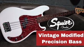 Video thumbnail for Squier by Fender Vintage Modified Precision Bass | Review Demo by The Guitar Manifesto