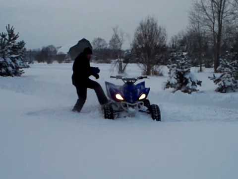 Mariusz Mirek na quadzie