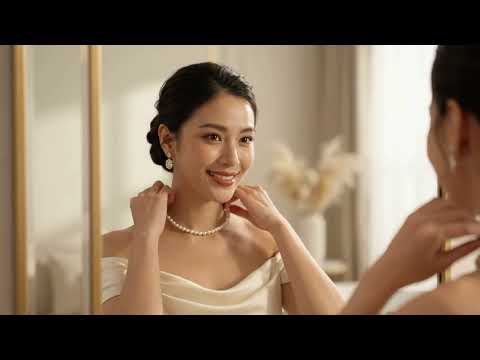 Marquise-Cut Moissanite Stud Earrings product video