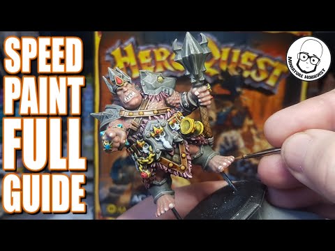 Painting Ogre Lord from HeroQuest with GSW Dipping Inks #Slapchop Method