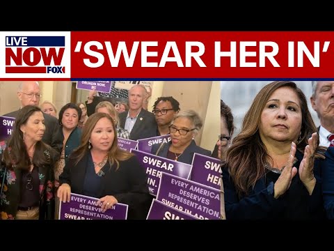 Video | Dem lawmakers protest Johnson as Grijalva not sworn-in