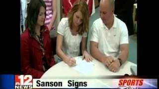 preview picture of video 'Webster County High School's Lindsey Sanson Signs National Letter of Intent'