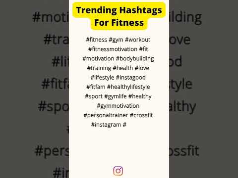 Trending Hashtags For Fitness