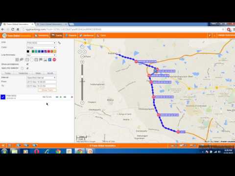 Tracks Monitoring through Trans Global Geomatics cloud platform