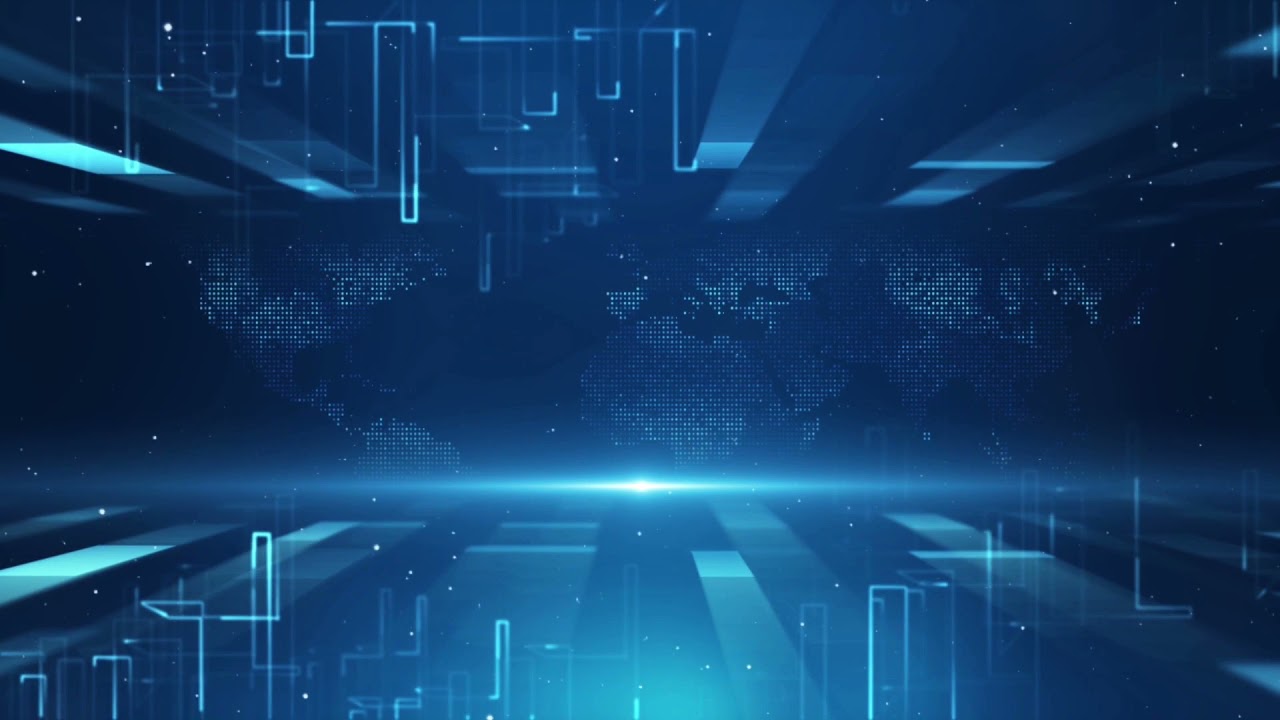 A Digital Representation Of The Futuristic Communication Grid Of The Earth Animated Clip||Video Clip