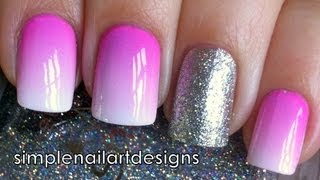Ombre Nail Art Tutorial Using Acrylic Paint