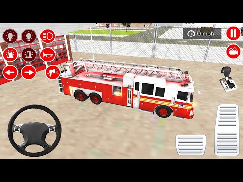 Real Fire Truck Driving Simulator - New Fire Fighting Fireman's Daily Job -  Best Android Games #5