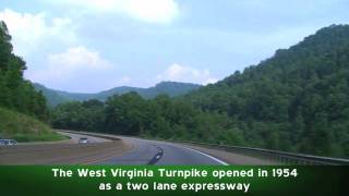 preview picture of video 'I-64 East & I-77 South: West Virginia Turnpike'