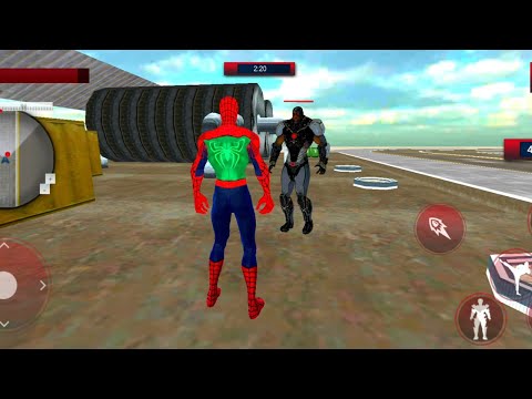Flying Spider Superhero robot Crime City Battle - City Rescue Spider Robot Super Hero GamePlay