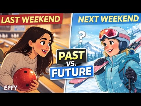 English Listening Practice: Last Weekend and Future Weekend Plans | EPFY