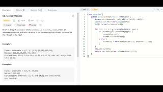 Download the video "LeetCode 56. Merge Intervals 中文解题思路 Java #sort"