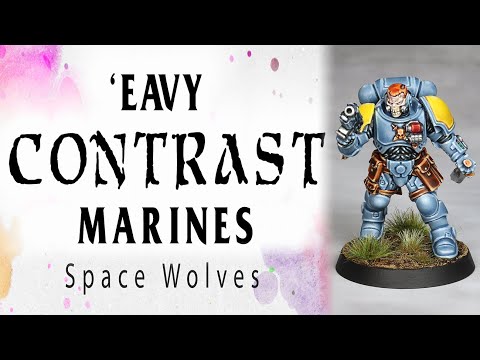 'Eavy Contrast Marines - Space Wolves